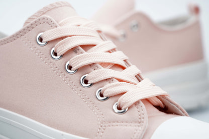 light pink sneakers