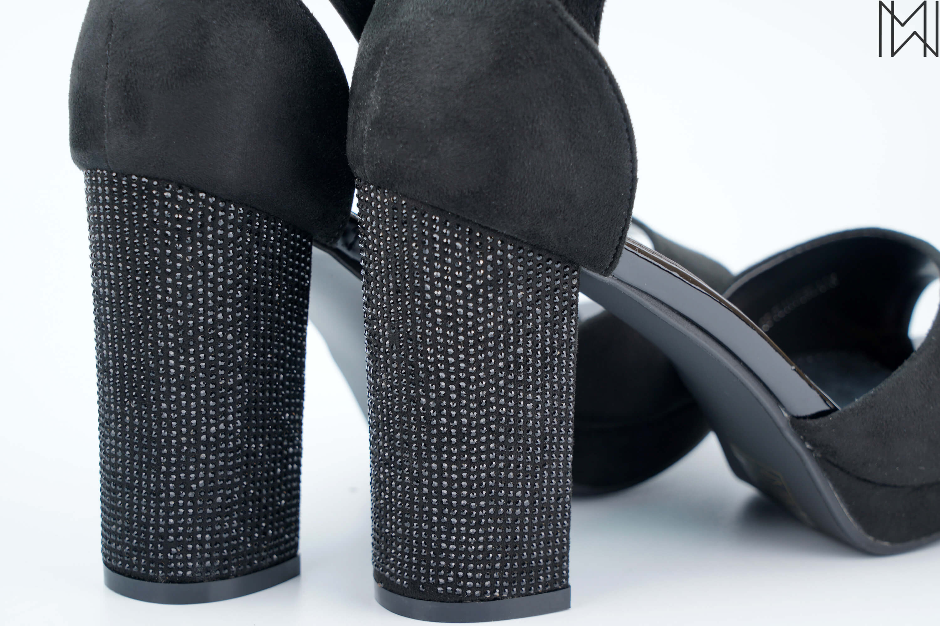 Black Sparkly Heels | Veaul